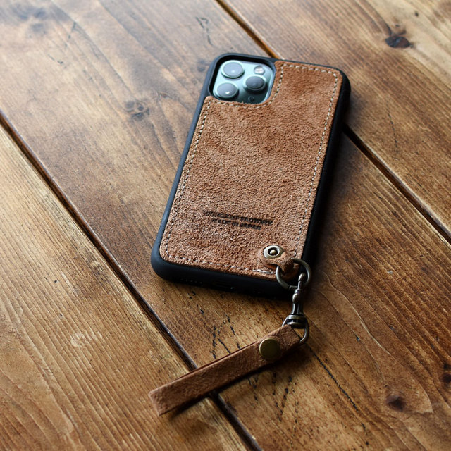 背面スマホカバー 「グリップタッチ・ラフアウトレザー」 HIGHCAMP