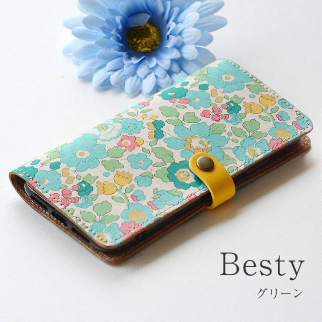 全機種対応 手帳型 かわいい 花柄 スマホケース【右開き・左利き対応】本革 【送料無料】最新機種