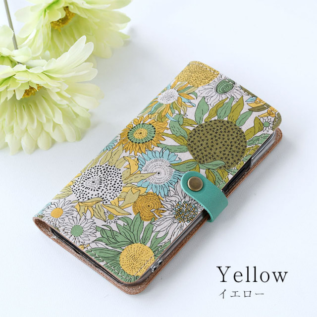 全機種対応 手帳型 かわいい 花柄 スマホケース 右開き・左利き対応 本革 送料無料 最新機種