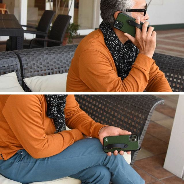 iPhone15対応 ケース スマホケース ベルト付き 革 おしゃれ かっこいい 背面カバー