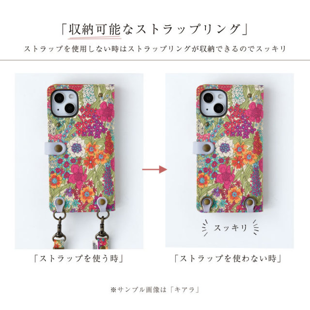 栃木レザー 携帯ケース 本革 カメラ穴 HIGHCAMP リバティ スマホショルダー