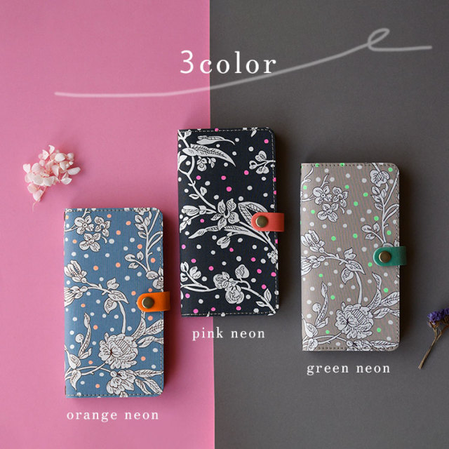 全機種対応 手帳型 かわいい 花柄 スマホケース 右開き・左利き対応 本革 送料無料 最新機種