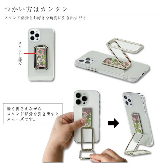 オートバイのフロントスタンド スマートフォンナビゲーション