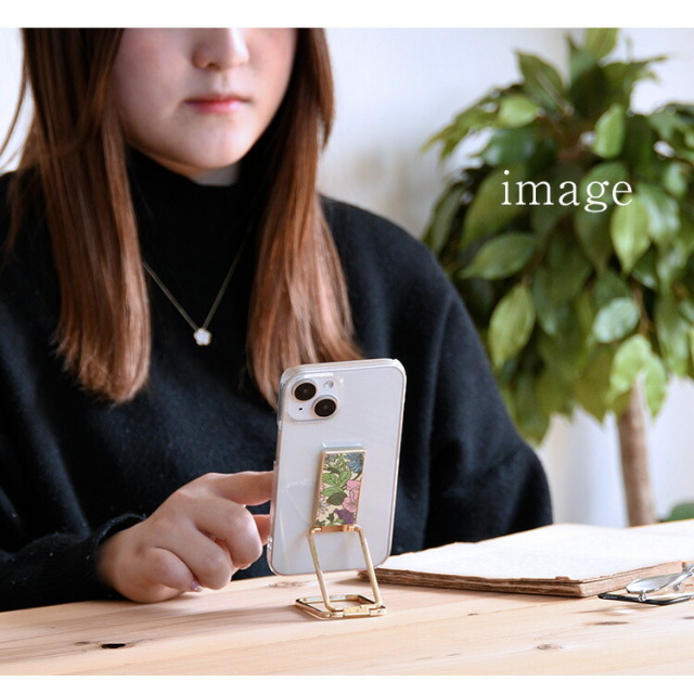 リバース1999 スマホスタンド リバティ生地使用 多機能 スマホスタンド HIGHCAMP FACTORY