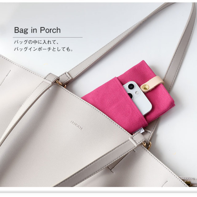 スマホポーチ メンズ レディース おしゃれ 本革 ショルダーストラップ ショルダーポーチ 斜め掛け 帆布