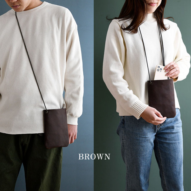 ポシェット シンプル 長さ調節可能なストラップ サコッシュ ショルダーバッグ