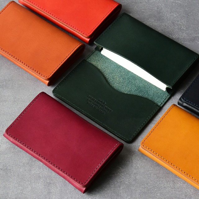 イタリアンレザー 名刺入れ/カードケース HIGHCAMP FACTORY OFFICIAL STORE