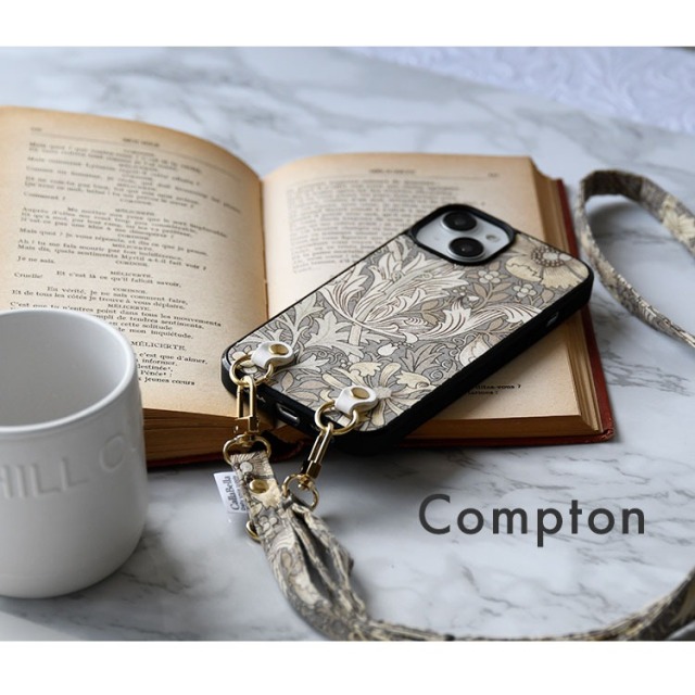 Callabella iPhoneケース 「Fabric by best of morris エボニー