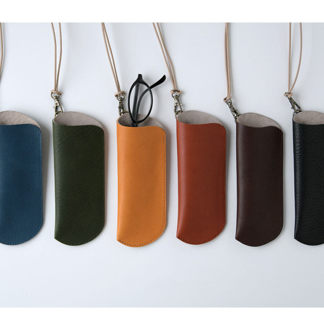 本革製 メガネケース 栃木レザー ヴォーノオイル HIGHCAMP