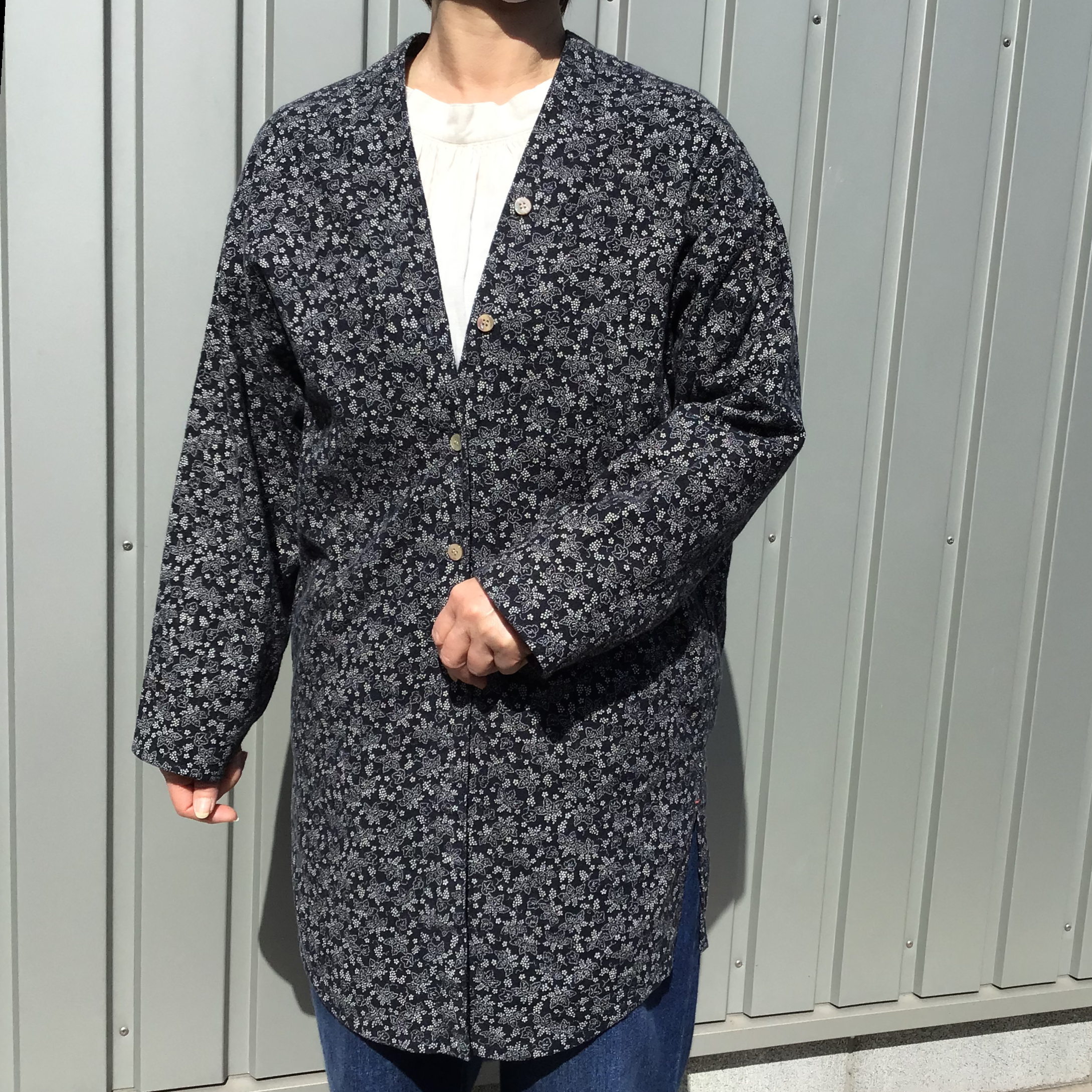コクーンロングシャツ