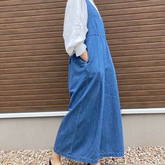 デニムサロペット