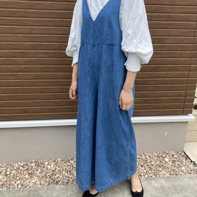 デニムサロペット