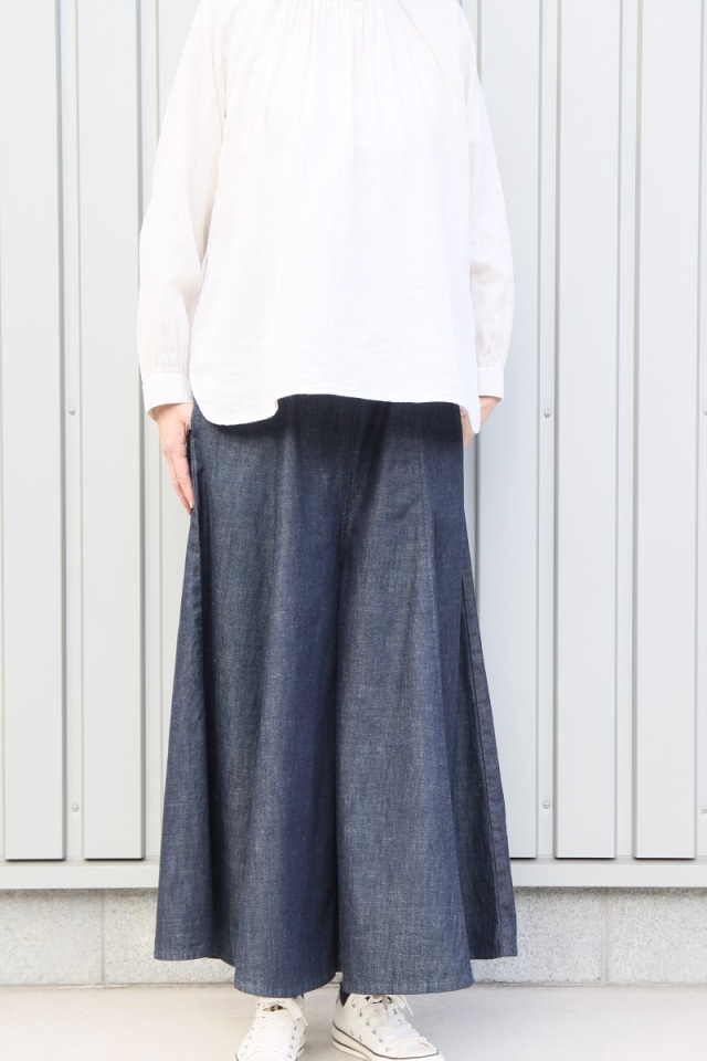 Blue Rough デニムロングスカーチョ Hikami Corporation