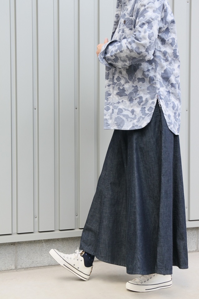 Blue Rough デニムロングスカーチョ Hikami Corporation
