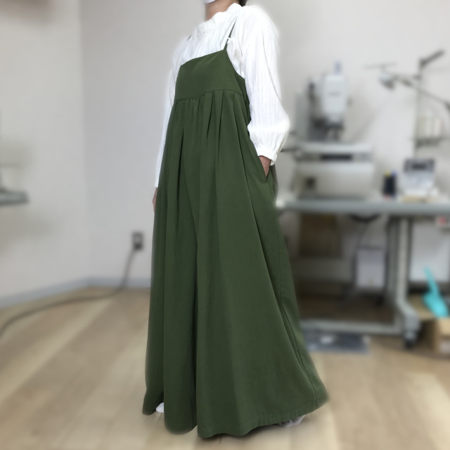 【nod】キャミソール ワイド サロペット