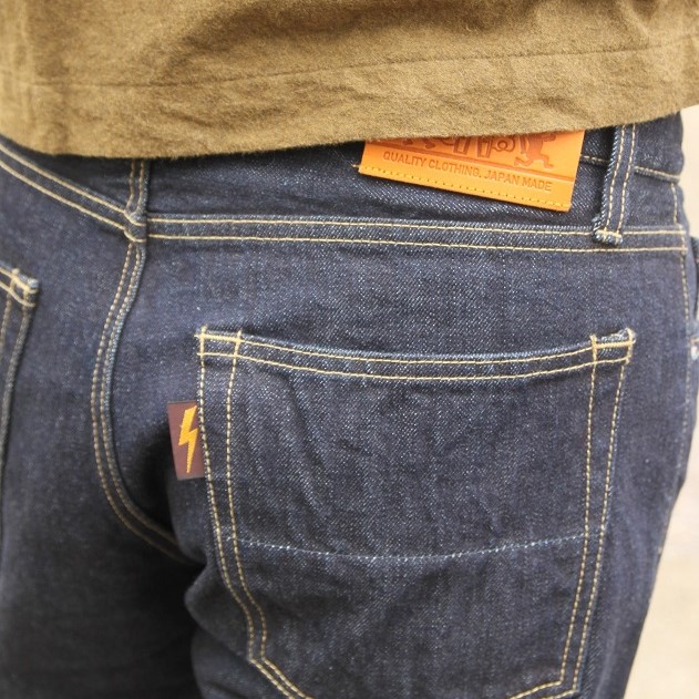 ワンウォッシュデニムパンツ