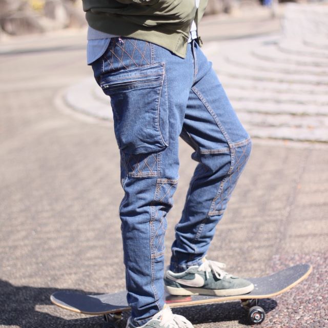 USEDデニムレスキューパンツ