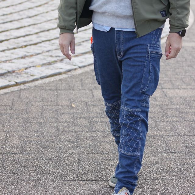 USEDデニムレスキューパンツ