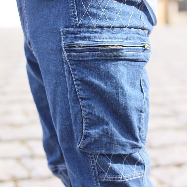 USEDデニムレスキューパンツ