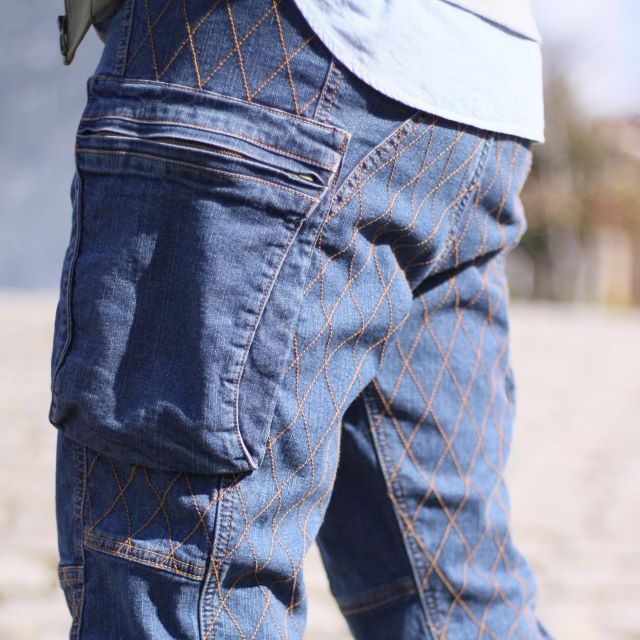 USEDデニムレスキューパンツ