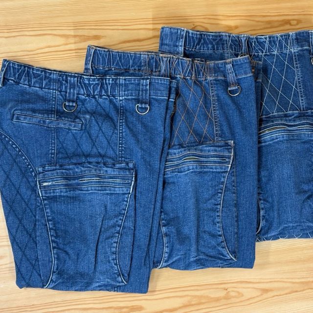 USEDデニムレスキューパンツ