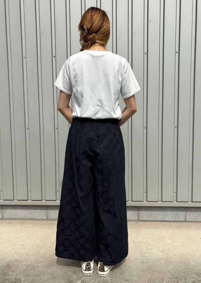 【resfa】水玉デニムカフェパンツ