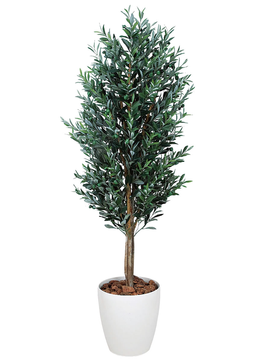 光触媒 光の楽園 オリーブ（実なし） 1.8m【インテリア フェイクグリーン 人工観葉植物】(149R870)