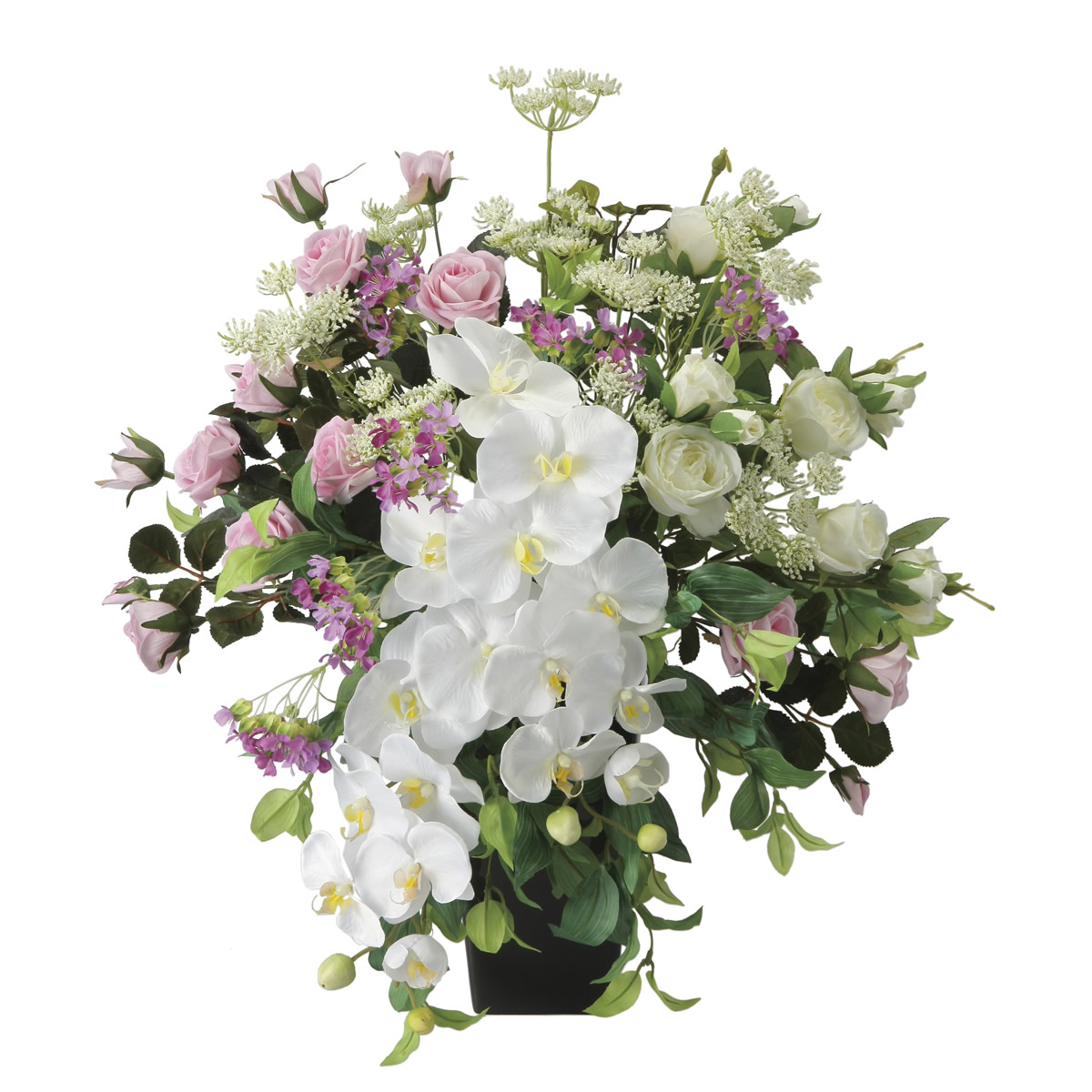 光触媒 光の楽園 グランドファレノ【アートフラワー 造花】(2049R280)（※ラッピング不可）