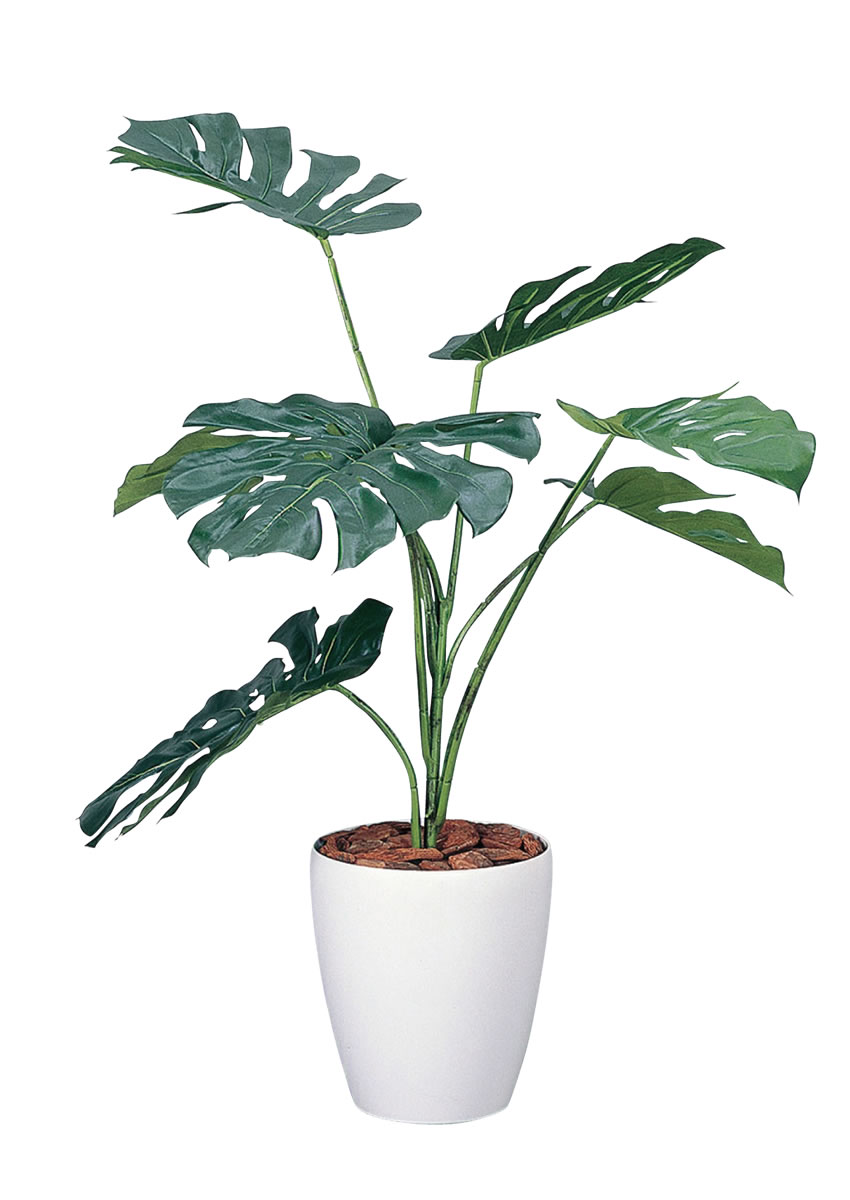 光触媒 光の楽園 モンステラ90【インテリア フェイクグリーン 人工観葉