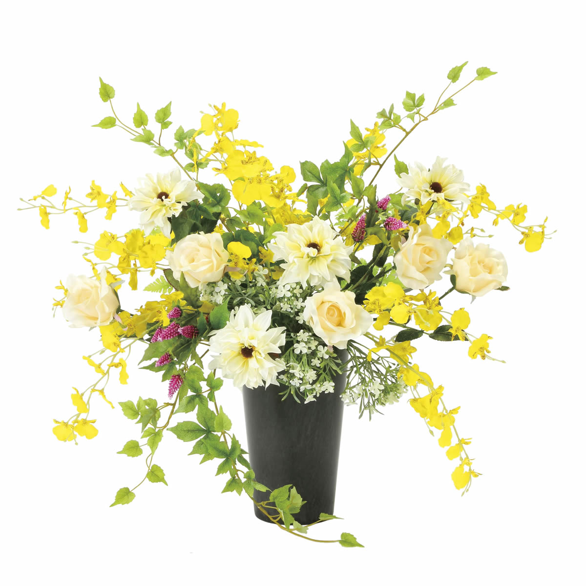 光触媒 光の楽園 ツインソフトローズ【アートフラワー 造花】(2369R150)