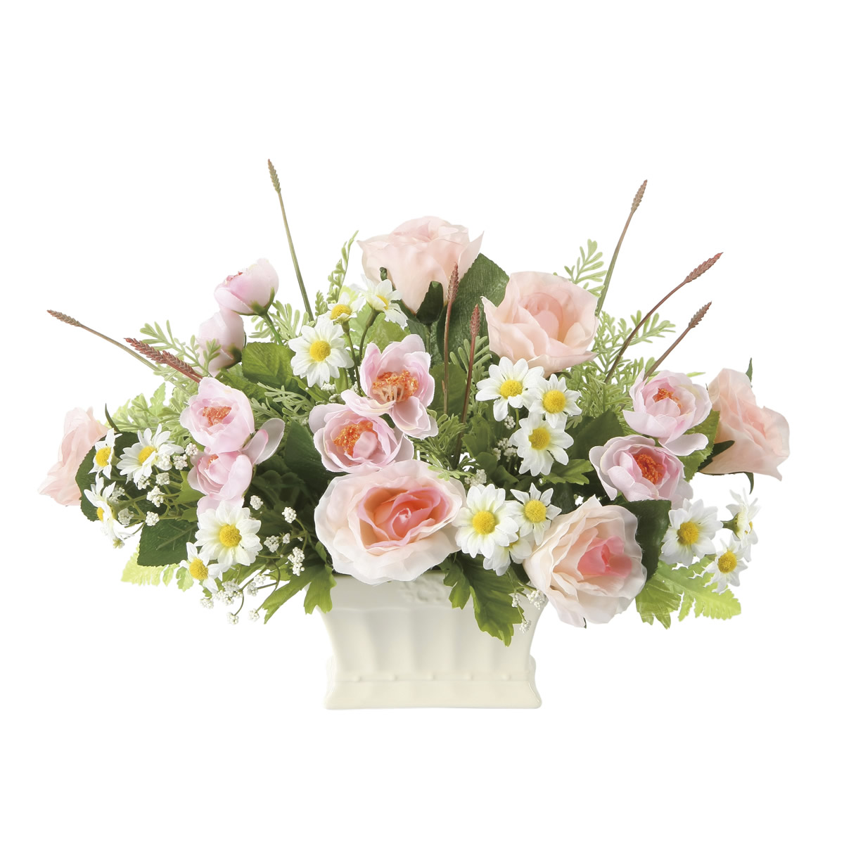 光触媒 光の楽園 スモールデージー【アートフラワー 造花】(2381R80)（※ラッピング不可）