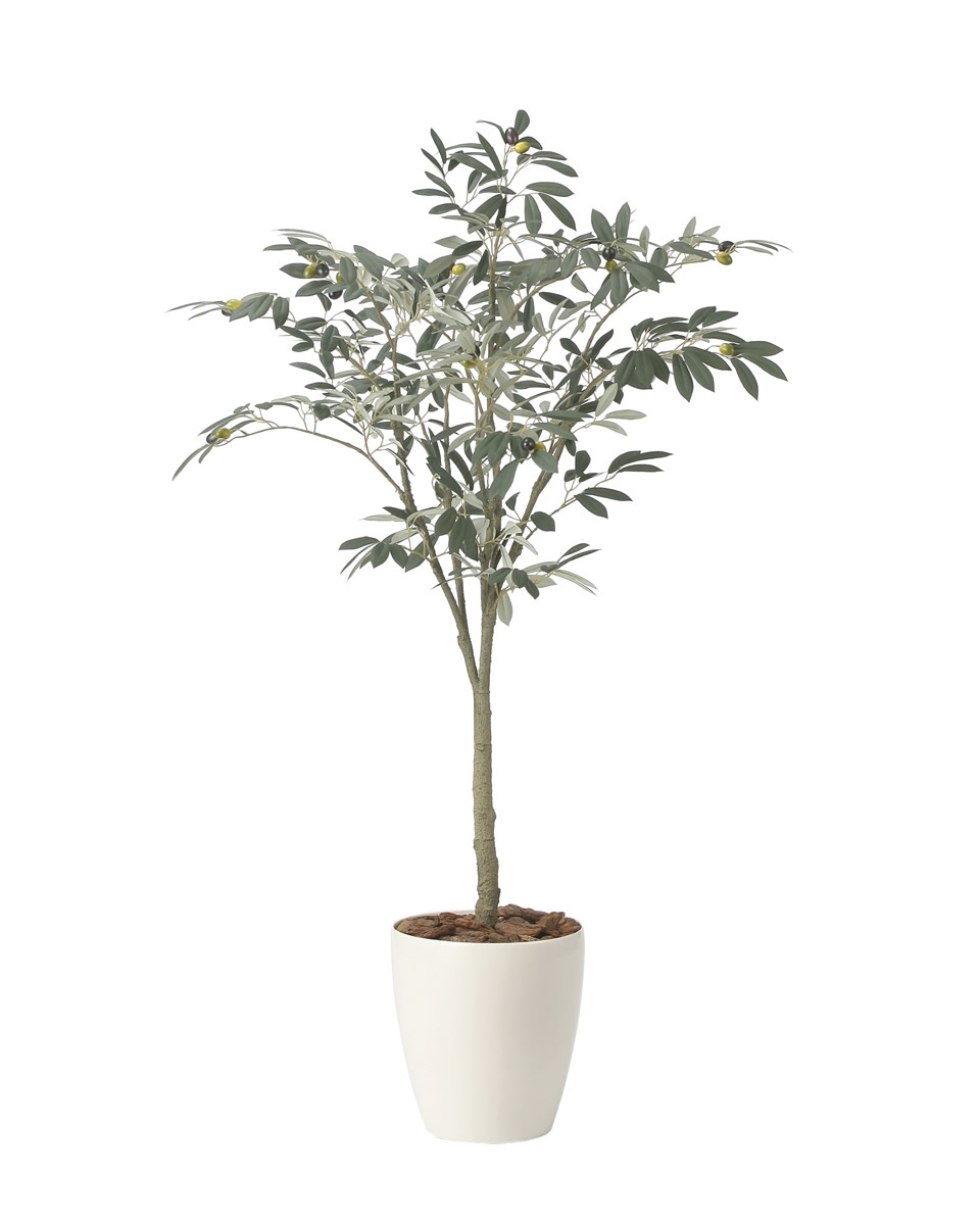 光触媒 光の楽園 オリーブツリー1.35【インテリア フェイクグリーン 人工観葉植物】(2433A220)【ラッピング不可】