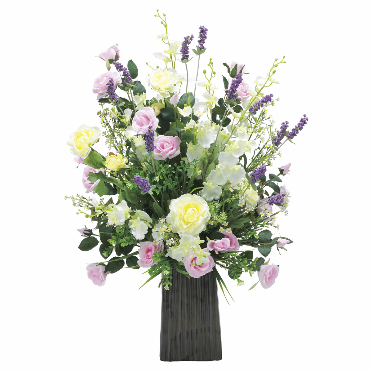 光触媒 光の楽園 シルエットラベンダー【アートフラワー 造花】(2542A280)（※ラッピング不可）