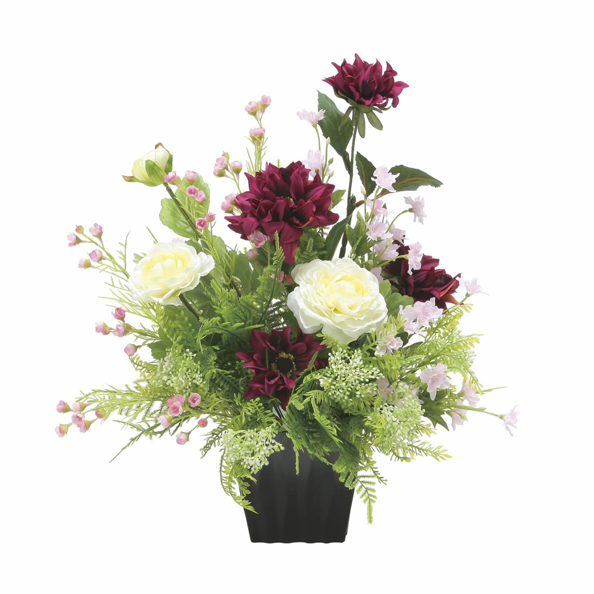 光触媒 光の楽園 ツートンワイン【アートフラワー 造花】(2544A110)