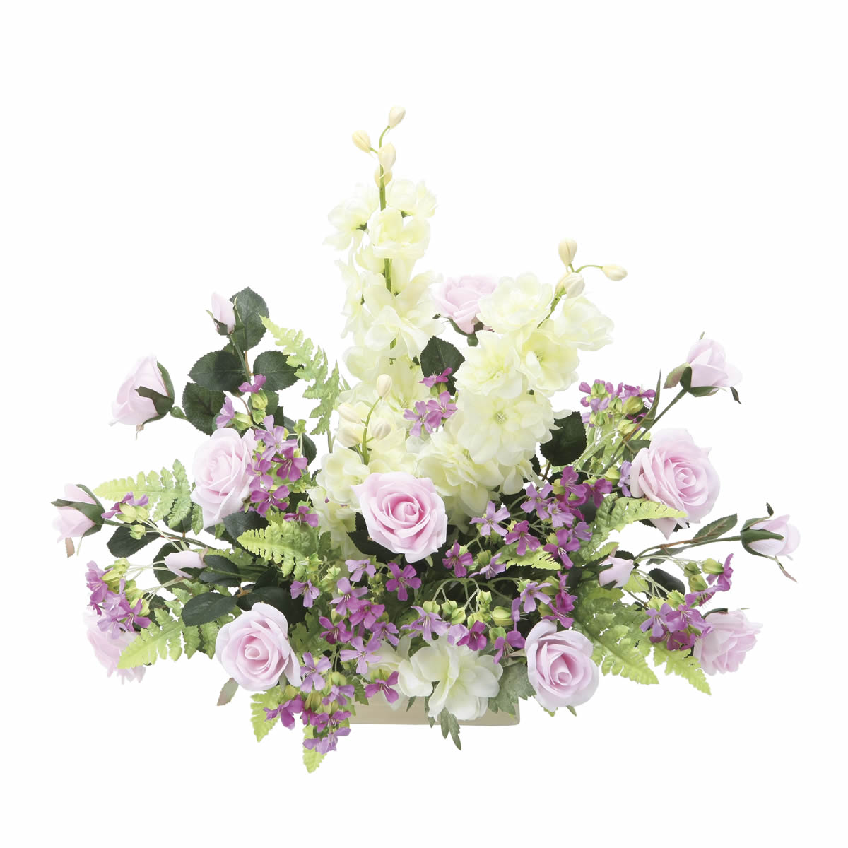 光触媒 光の楽園 エミリーローズ【アートフラワー 造花】(2570A170)（※ラッピング不可）