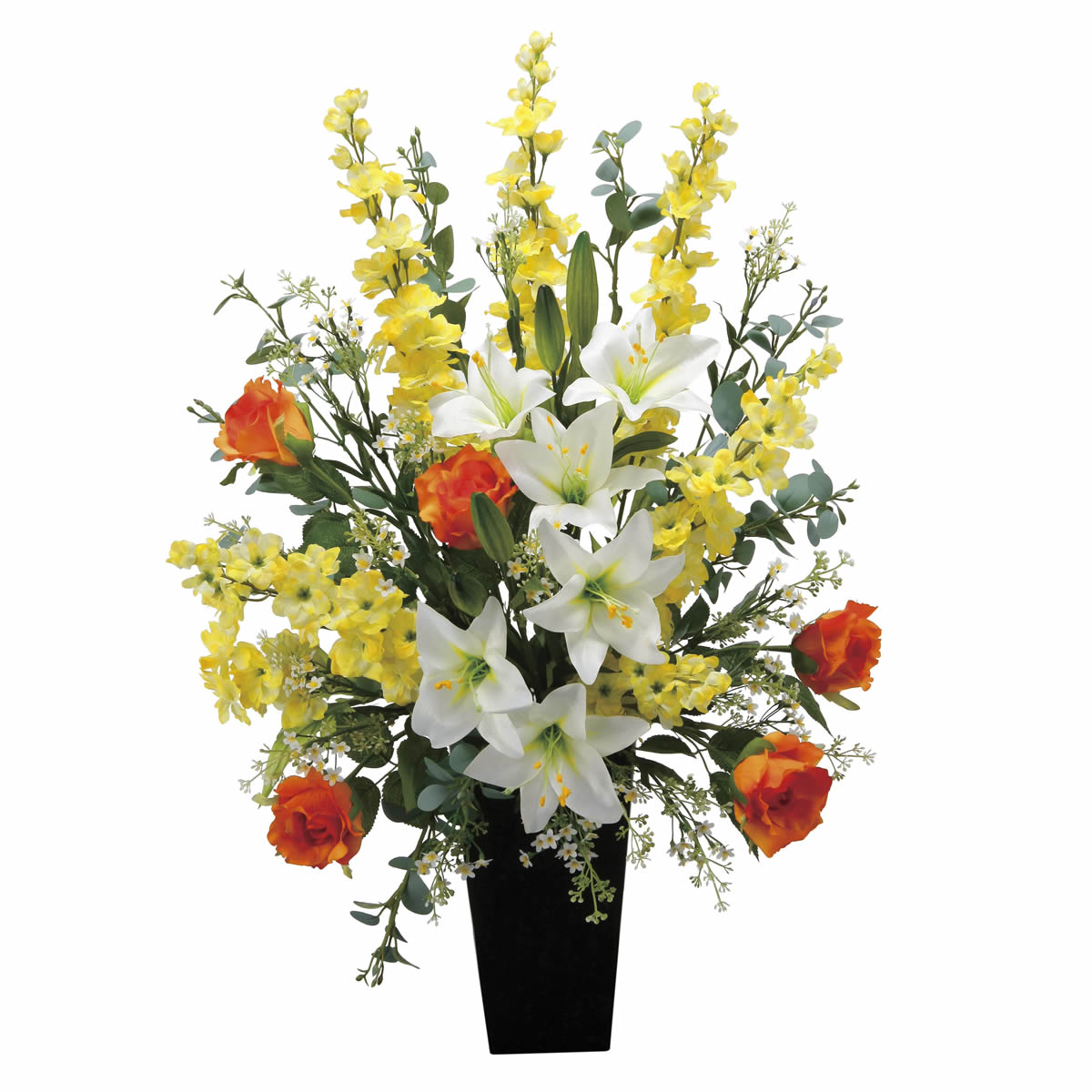 光触媒 光の楽園 サマーリリー【アートフラワー 造花】(2597A230)（※ラッピング不可）