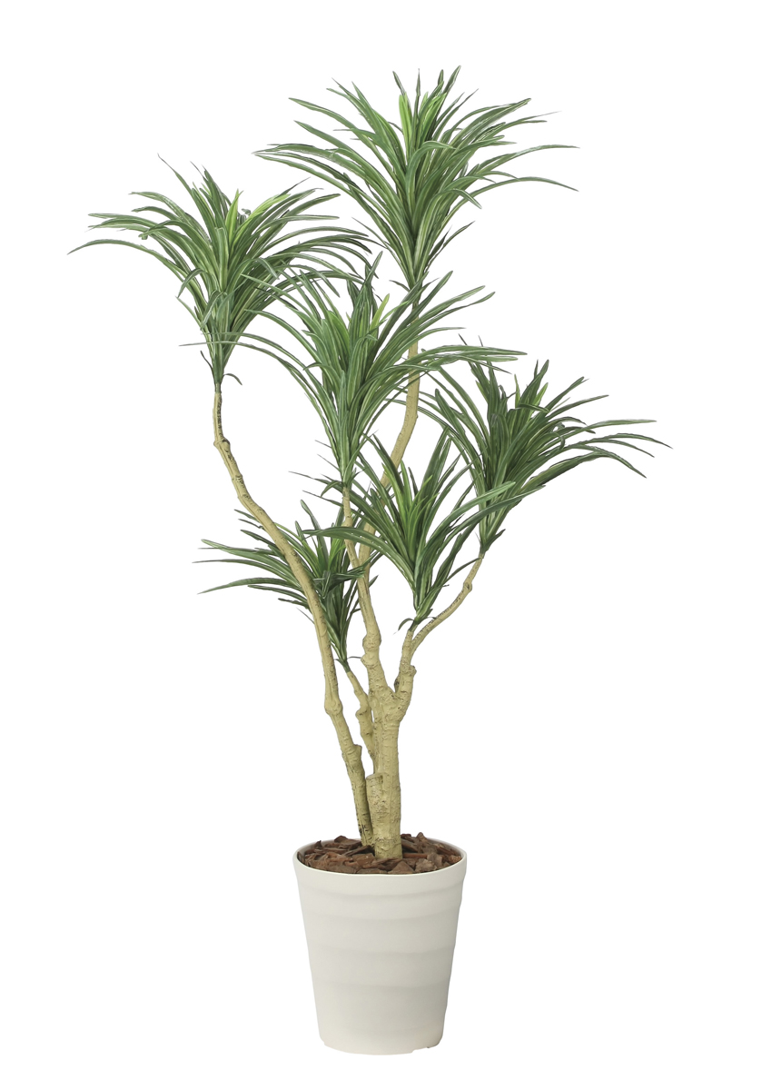 光触媒 光の楽園 ユッカW1.3m【インテリア フェイクグリーン 人工観葉植物】(2637A180)（※ラッピング不可）