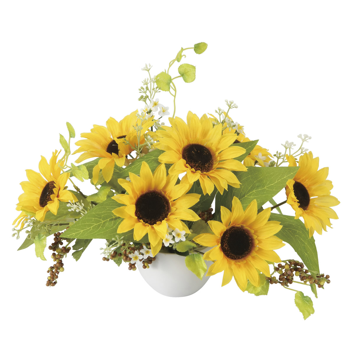 光触媒 光の楽園 サンフラワー【アートフラワー 造花】(2659A60)
