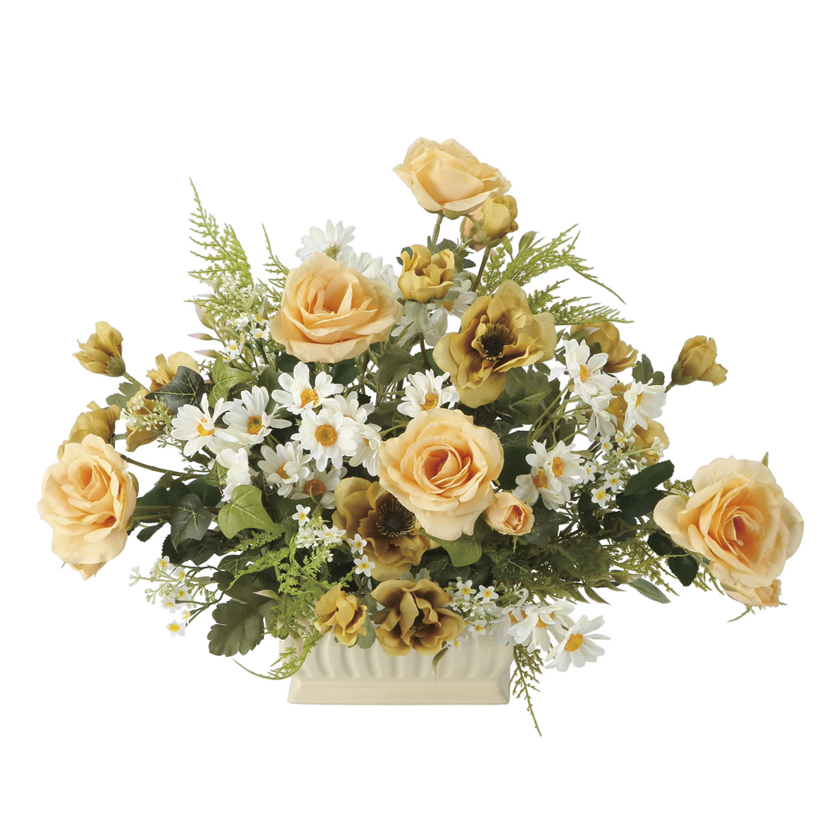 光触媒 光の楽園 ウエストローズ【アートフラワー 造花】(2663A170)（※ラッピング不可）