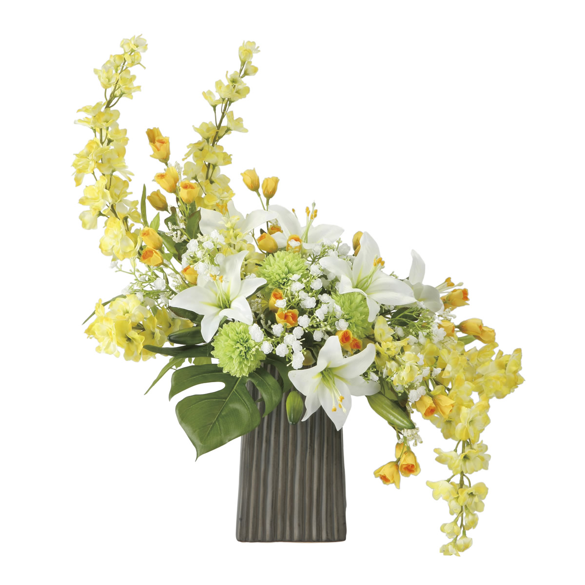 光触媒 光の楽園 エスターリリー【アートフラワー 造花】(2664A250)（※ラッピング不可）