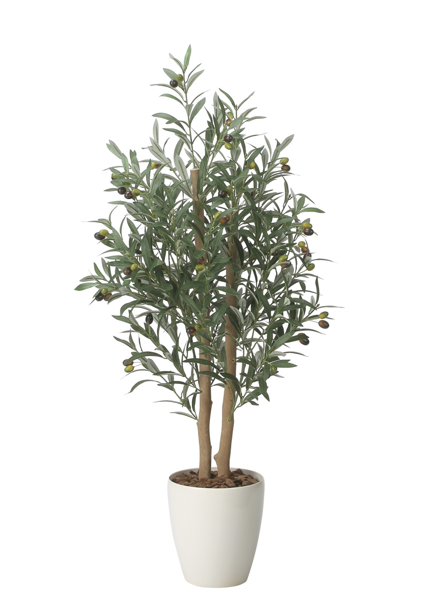 光触媒 光の楽園 オリーブグレイス1.2m【インテリア フェイクグリーン 人工観葉植物】(2722A260)（※ラッピング不可）