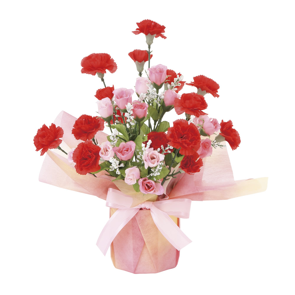 <2018新作>光触媒　光の楽園カーネーションM【アートフラワー 造花 】(860a30)