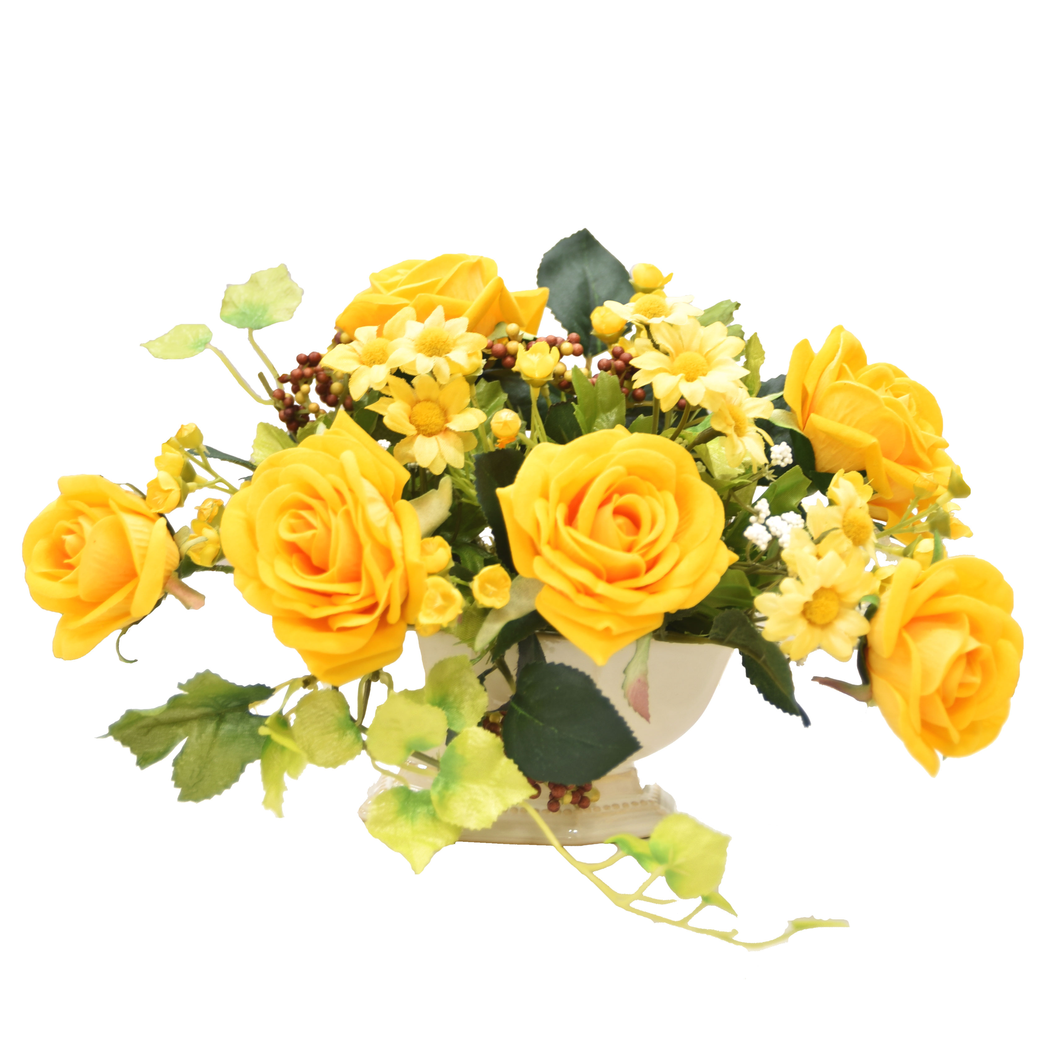 光触媒 光の楽園 マーメイドローズ【アートフラワー 造花】(340R45)