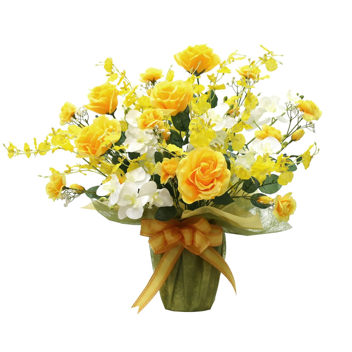 光触媒　光の楽園ハッピーローズ【アートフラワー 造花 】(acn021)