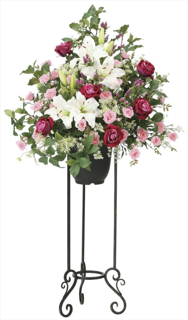 大型 フラワーアレンジメント グリーン 光触媒 artflower 受付 玄関 もろい