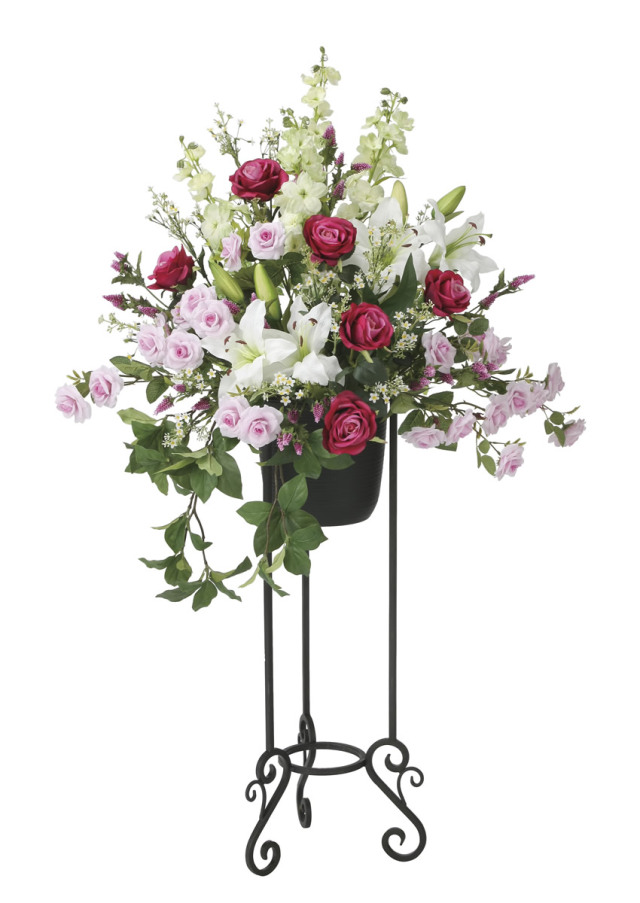 光触媒 光の楽園 ロイヤルスタンド1.3m【アートフラワー 造花】(2051R580)（※ラッピング不可）