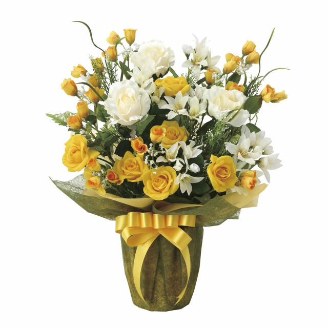 光触媒 光の楽園 パナマローズ【アートフラワー 造花】(2055R100)