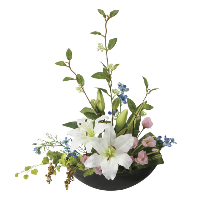 光触媒 光の楽園 美咲【アートフラワー 造花】(2061R85)