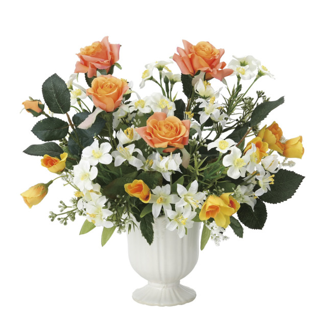 光触媒 光の楽園 マリアンローズ【アートフラワー 造花】(2571A40