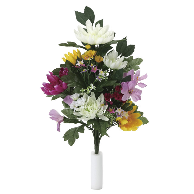 光の楽園 上仏花大 1本【仏花シリーズ】【アートフラワー 造花】(2088R30N)（※ラッピング不可）